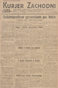 Kurjer Zachodni Iskra : dziennik polityczny, gospodarczy i literacki. R.19, 1928, nr 162