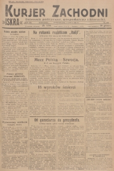 Kurjer Zachodni Iskra : dziennik polityczny, gospodarczy i literacki. R.19, 1928, nr 180