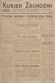 Kurjer Zachodni Iskra : dziennik polityczny, gospodarczy i literacki. R.19, 1928, nr 182