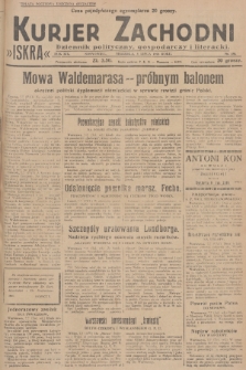 Kurjer Zachodni Iskra : dziennik polityczny, gospodarczy i literacki. R.19, 1928, nr 186