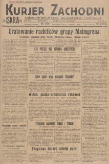 Kurjer Zachodni Iskra : dziennik polityczny, gospodarczy i literacki. R.19, 1928, nr 191