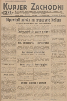 Kurjer Zachodni Iskra : dziennik polityczny, gospodarczy i literacki. R.19, 1928, nr 196