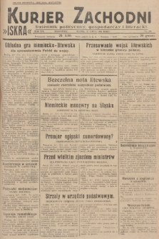 Kurjer Zachodni Iskra : dziennik polityczny, gospodarczy i literacki. R.19, 1928, nr 205