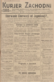 Kurjer Zachodni Iskra : dziennik polityczny, gospodarczy i literacki. R.19, 1928, nr 211