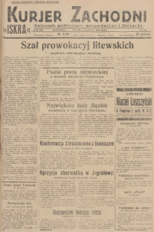 Kurjer Zachodni Iskra : dziennik polityczny, gospodarczy i literacki. R.19, 1928, nr 212