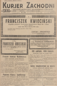 Kurjer Zachodni Iskra : dziennik polityczny, gospodarczy i literacki. R.19, 1928, nr 231