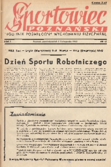 Sportowiec Poznański : tygodnik poświęcony wychowaniu fizycznemu. R.1, 1945, nr 15