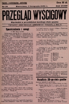 Przegląd Wyścigowy. R.33, 1946, nr 28