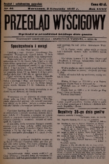 Przegląd Wyścigowy. R.34, 1947, nr 46