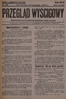 Przegląd Wyścigowy. R.34, 1947, nr 50