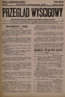 Przegląd Wyścigowy. R.34, 1947, nr 51