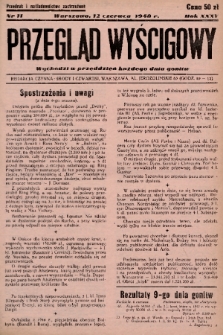Przegląd Wyścigowy. R.35, 1948, nr 11