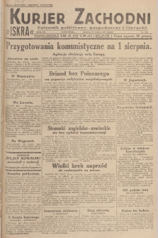 Kurjer Zachodni Iskra : dziennik polityczny, gospodarczy i literacki. R.20, 1929, nr 203
