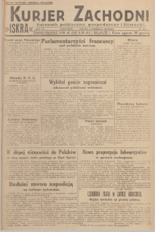 Kurjer Zachodni Iskra : dziennik polityczny, gospodarczy i literacki. R.20, 1929, nr 241