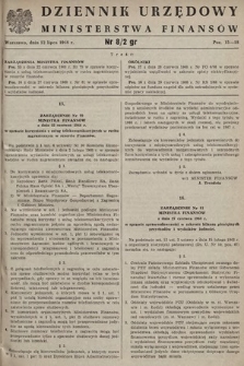 Dziennik Urzędowy Ministerstwa Finansów. 1968, nr 8