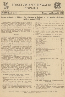 Komunikat. 1948, nr 5