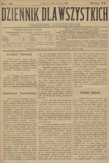 Dziennik dla Wszystkich : czasopismo illustrowane. R.6, 1883, nr 19