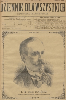 Dziennik dla Wszystkich : czasopismo illustrowane. R.6, 1883, nr 24