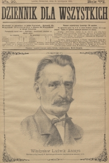 Dziennik dla Wszystkich : czasopismo illustrowane. R.6, 1883, nr 30 + dod.