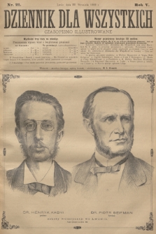 Dziennik dla Wszystkich : czasopismo illustrowane. R.5, 1882, nr 21
