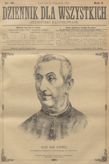 Dziennik dla Wszystkich : czasopismo illustrowane. R.5, 1882, nr 25