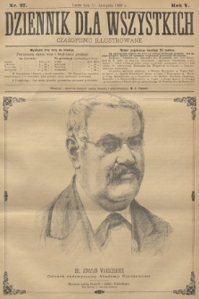 Dziennik dla Wszystkich : czasopismo illustrowane. R.5, 1882, nr 27