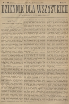 Dziennik dla Wszystkich : czasopismo illustrowane. R.5, 1882, nr 30