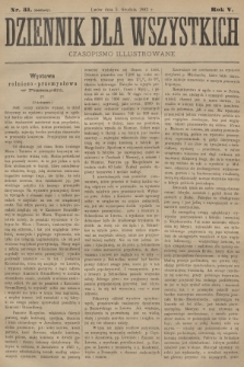Dziennik dla Wszystkich : czasopismo illustrowane. R.5, 1882, nr 31