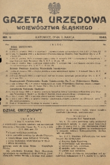 Śląsko-Dąbrowski Dziennik Wojewódzki. 1945, nr 2