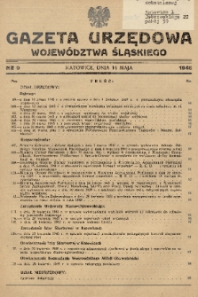 Śląsko-Dąbrowski Dziennik Wojewódzki. 1945, nr 9