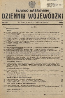 Śląsko-Dąbrowski Dziennik Wojewódzki. 1945, nr 26
