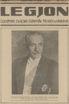Legjon : czasopismo Związku Legjonistów Polskich w Krakowie. R.1, 1929, nr 6-7