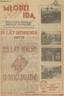 Młodzi Idą : organ Komitetu Centralnego Organizacji Młodzieży TUR. 1948, nr 15