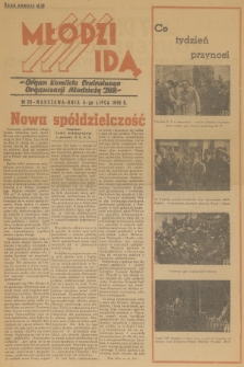Młodzi Idą : organ Komitetu Centralnego Organizacji Młodzieży TUR. 1948, nr 26