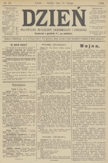 Dzień Polityczny, Społeczny, Ekonomiczny i Literacki. 1904, nr 34