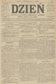 Dzień Polityczny, Społeczny, Ekonomiczny i Literacki. 1904, nr 35