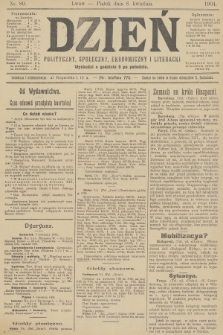 Dzień Polityczny, Społeczny, Ekonomiczny i Literacki. 1904, nr 80
