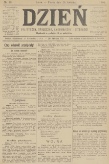 Dzień Polityczny, Społeczny, Ekonomiczny i Literacki. 1904, nr 98
