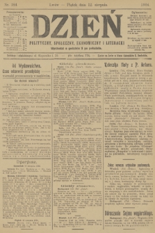 Dzień Polityczny, Społeczny, Ekonomiczny i Literacki. 1904, nr 184