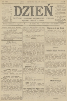 Dzień Polityczny, Społeczny, Ekonomiczny i Literacki. 1904, nr 191