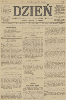 Dzień Polityczny, Społeczny, Ekonomiczny i Literacki. 1904, nr 194
