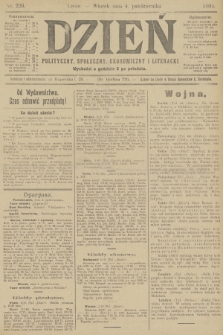 Dzień Polityczny, Społeczny, Ekonomiczny i Literacki. 1904, nr 226