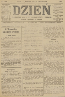 Dzień Polityczny, Społeczny, Ekonomiczny i Literacki. 1904, nr 243