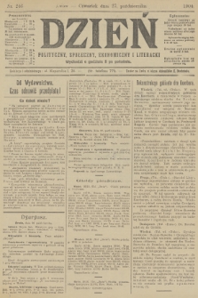 Dzień Polityczny, Społeczny, Ekonomiczny i Literacki. 1904, nr 246