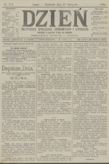 Dzień Polityczny, Społeczny, Ekonomiczny i Literacki. 1904, nr 272