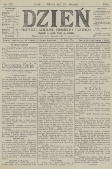 Dzień Polityczny, Społeczny, Ekonomiczny i Literacki. 1904, nr 273