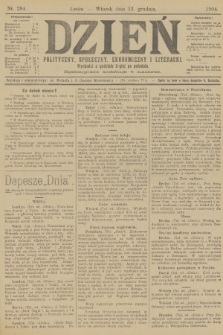 Dzień Polityczny, Społeczny, Ekonomiczny i Literacki. 1904, nr 284