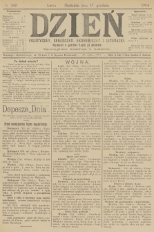 Dzień Polityczny, Społeczny, Ekonomiczny i Literacki. 1904, nr 289