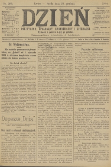 Dzień Polityczny, Społeczny, Ekonomiczny i Literacki. 1904, nr 296