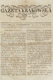Gazeta Krakowska. 1824, nr 79